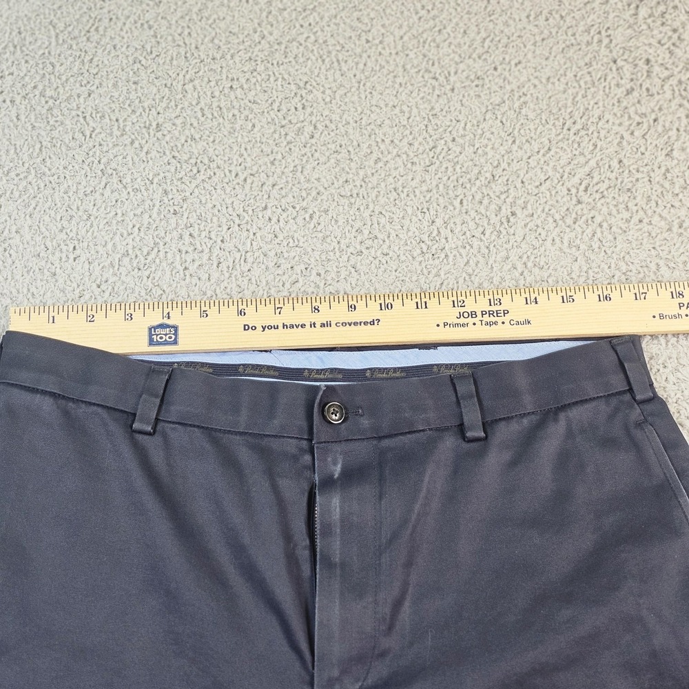 Brooks Brothers Clark Fit Advantage Chino Pants Mens 34x30 Gray Stretch - Picture 5 of 11